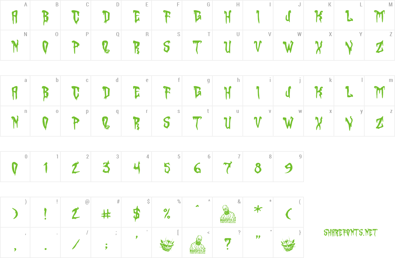 Font Dark Fantasy preview